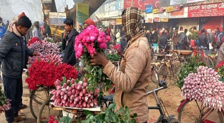 মহেশপুরে ১০ কোটি টাকার ফুল বিক্রির আশা