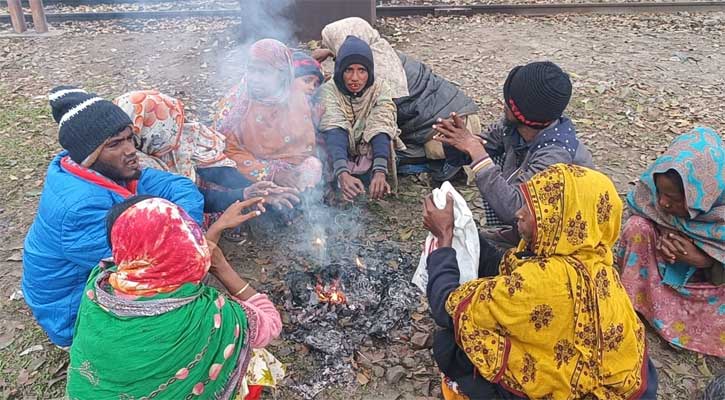 ঘন কুয়াশার সঙ্গে হিমেল হাওয়া, টানা শৈত্যপ্রবাহে বিপর্যস্ত জনজীবন