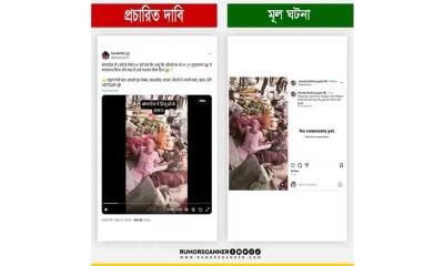 ভারতের পদদলিত হয়ে মৃত্যুকে ‘বাংলাদেশে সংখ্যালঘু নির্যাতন’ বলে চালিয়ে দেওয়ার চেষ্টা