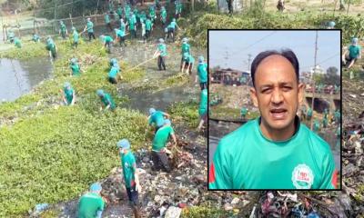 এমপি হয়েই নদী পরিষ্কারে নেমে পড়লেন ব্যারিস্টার সুমন