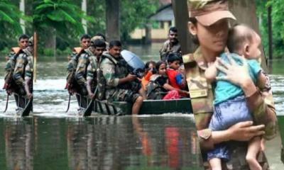 বন্যার্তদের উদ্ধারে ৬ জেলায় সেনা মোতায়েন