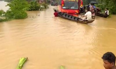 বন্যার পানিতে ডুবে স্কুলছাত্রীর মৃত্যু