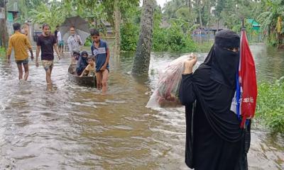 বন্যায় ৭ জেলায় নারীসহ ১৩ জনের মৃত্যু