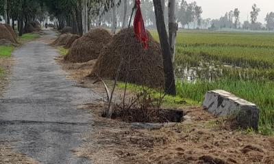 কালভার্ট ভেঙে মৃত্যু ফাঁদে পরিণত!