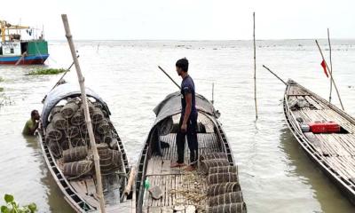 হঠাৎ পানি বাড়ছে পদ্মায়, আতঙ্কে তীরবর্তী মানুষ