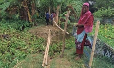 কালভার্ট ভাঙলেন চেয়ারম্যান,  ভোগান্তিতে মানুষ