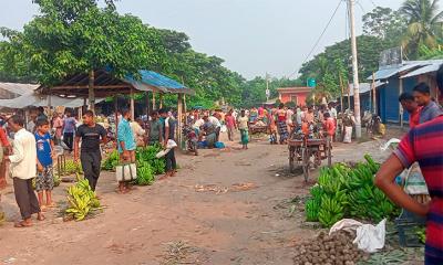 সাতক্ষীরার তালায় কাঁচা সবজির তীব্র সংকট