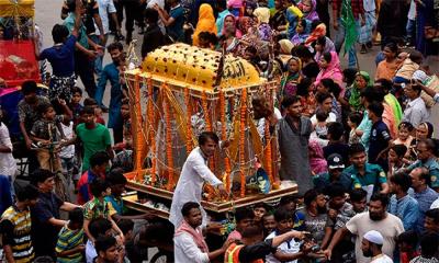 রাজধানীতে তাজিয়া মিছিল শুরু