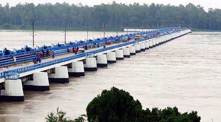 বাড়ছে পানি, খুলে রাখা হলো তিস্তার ৪৪টি জলকপাট