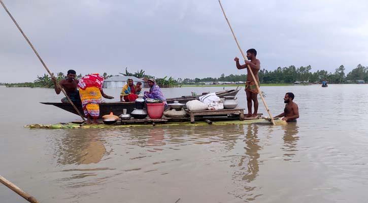 কুড়িগ্রামে বন্যা পরিস্থিতির আরও অবনতি