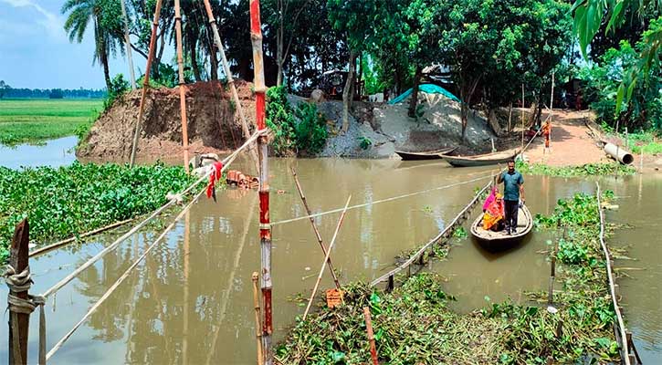 অসমাপ্ত ব্রিজের কাজ, ভোগান্তিতে স্থানীয়রা