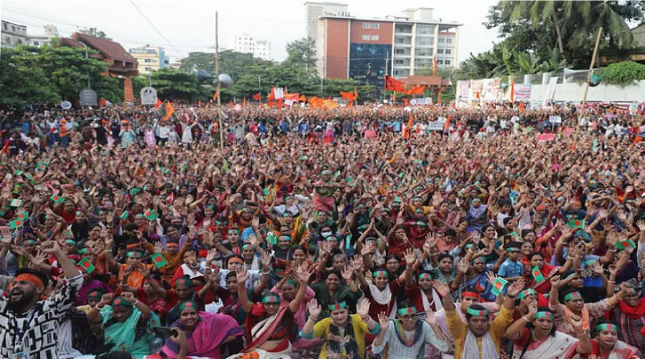 হিন্দু সম্প্রদায়ের ঢাকা অভিমুখে লংমার্চের ঘোষণা