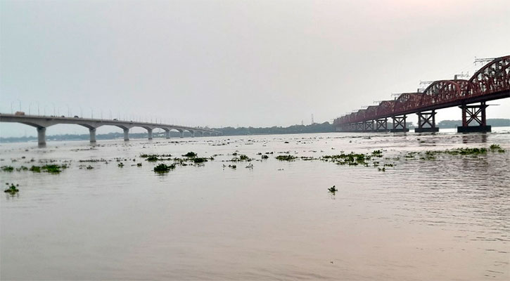 ফারাক্কার প্রভাব পড়েনি পাবনার পদ্মা-যমুনায়