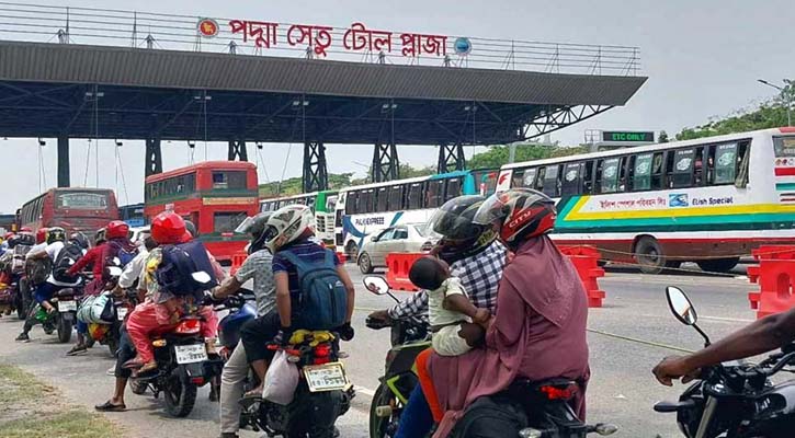 ২৪ ঘণ্টায় পদ্মা সেতুতে ৪ কোটি টাকা টোল আদায়