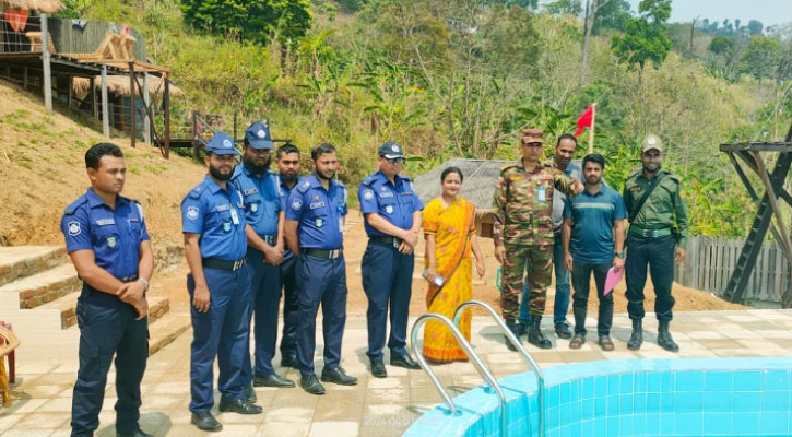 সাজেকে পাহাড় কেটে সুইমিংপুল, মেঘপল্লী রিসোর্টকে জরিমানা