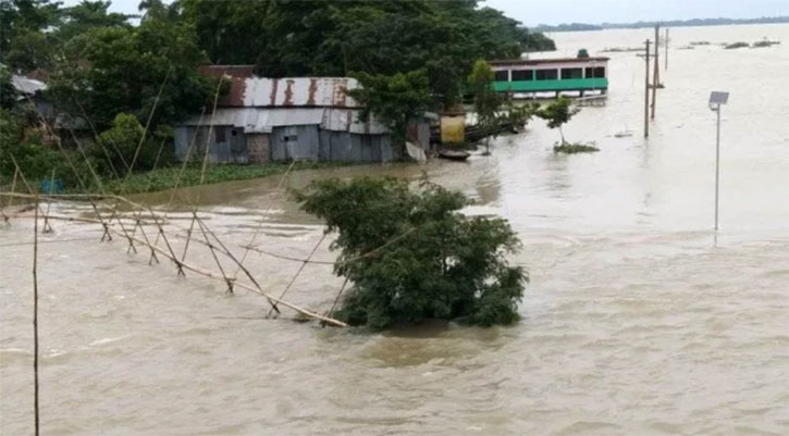 সুনামগঞ্জে বন্যায় সহস্রাধিক গ্রাম প্লাবিত