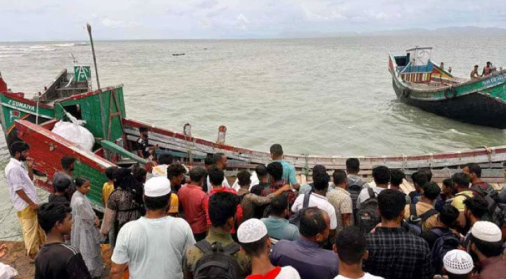 সাত দিন পর বিকল্প পথে টেকনাফে ফিরেছেন দুই শতাধিক মানুষ