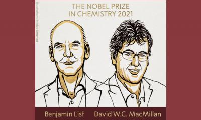 যৌথভাবে রসায়নে নোবেল পেলেন জার্মান ও মার্কিন বিজ্ঞানী