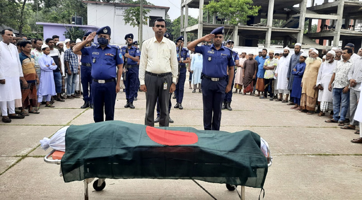 রাষ্ট্রীয় মর্যাদায় মুক্তিযোদ্ধা জাহাঙ্গীরের দাফন সম্পন্ন