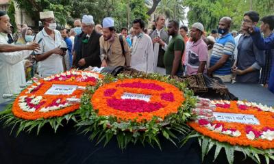 সহকর্মী-শুভাকাঙ্ক্ষীদের শ্রদ্ধায় সিক্ত কে জি মোস্তফা