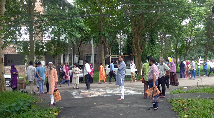 শাবিপ্রবিতে ঢাবির ‘ঘ’ ইউনিটের পরীক্ষা অনুষ্ঠিত