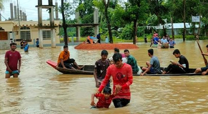 বাঘাইছড়িতে সাড়ে ৪ হাজার মানুষ পানিবন্দী