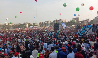 গোলাপবাগে বিএনপির ১০ দফা ঘোষণা