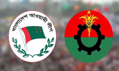 আগারগাঁওয়ে আ.লীগ, পল্টনে বিএনপি