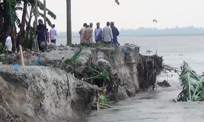 তিস্তার ভাঙনে বিলীন আড়াই শতাধিক স্থাপনা