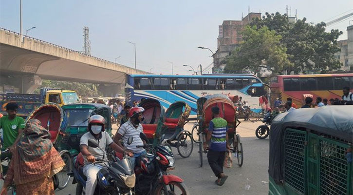 হরতালের দ্বিতীয় দিনে বেড়েছে যান চলাচল